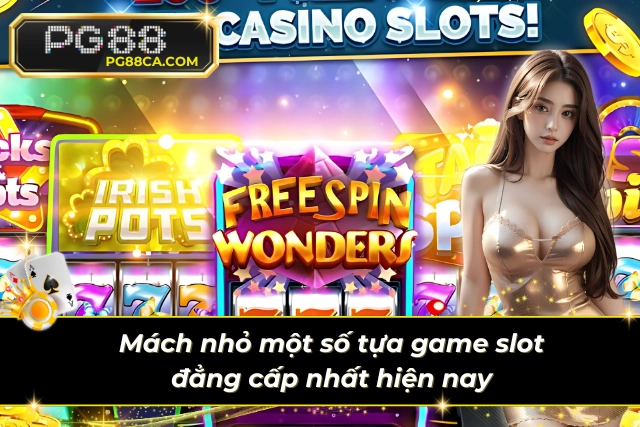 Mách nhỏ một số tựa game slot đẳng cấp nhất 2025